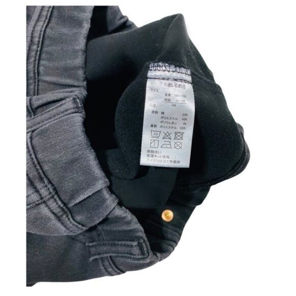 Uniqlo Faded Black Pull On Lined Mid-Rise Skinny Jeans - Picture 5 of 6